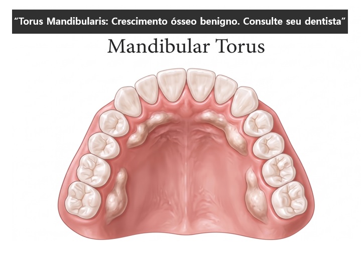 Caroço duro na gengiva? Minha experiência com o Tórus Mandibular