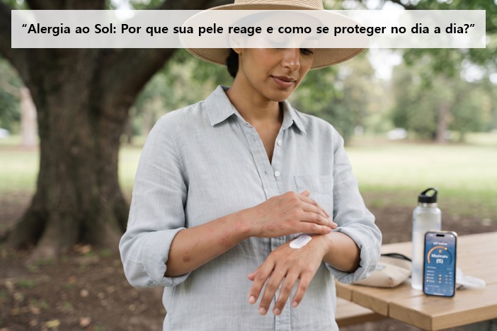 Erupção, Vermelhidão e Coceira? Entenda os Tipos de Alergia ao Sol
