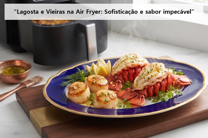 Como Fazer Lagosta com Vieiras na Air Fryer Sem Despedaçar Tudo na Grade